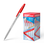 Ручка шариковая ErichKrause R-301 Classic Stick 1.0, цвет чернил красный. 43186