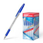 Ручка шариковая ErichKrause R-301 Classic Stick&Grip 1.0, цвет чернил синий. 39527