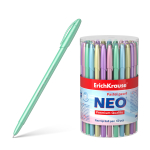 Ручка шариковая ErichKrause Neo Pastel pearl, цвет чернил синий. 55380