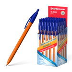 Ручка шариковая автоматическая ErichKrause R-301 Orange Matic 0.7, цвет чернил синий. 38512