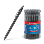 Ручка шариковая автоматическая ErichKrause R-301 Original Matic 0.7, цвет чернил черный. 46765