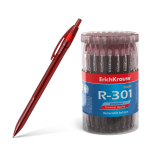 Ручка шариковая автоматическая ErichKrause R-301 Original Matic 0.7, цвет чернил красный. 46766
