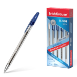Ручка гелевая ErichKrause R-301 Classic Gel Stick 0.5, цвет чернил синий. 53346