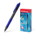 Ручка гелевая автоматическая ErichKrause Smart-Gel, цвет чернил синий. 39011