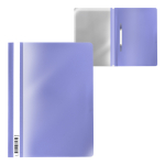 Папка-скоросшиватель пластиковая ErichKrause Diagonal Pastel, A4, фиолетовый. 53660