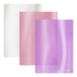 Папка-уголок пластиковая ErichKrause Glossy Candy, A4, полупрозрачный, ассорти. 54882