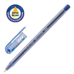 Ручка шариковая масляная PENSAN "My-Pen", СИНЯЯ, корпус тонированный синий, узел 1 мм, линия письма 0,5 мм, 2210. 140657
