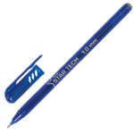 Ручка шариковая масляная PENSAN Star Tech, СИНЯЯ, игольчатый узел 1 мм, линия 0,8 мм, 2260/12. 143389