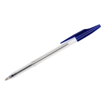Ручка шариковая СТАММ "333" синяя, 0,7мм, прозрачный корпус. РШ300, 324126