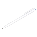Ручка шариковая автоматическая СТАММ синяя, 0,7мм, белый корпус. РШ551, 324097