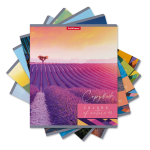 Тетрадь общая ученическая ErichKrause Colors of Nature, 48 листов, клетка, глянцевая ламинация_MIX-PACK. 58288