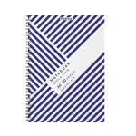Тетрадь общая с пластиковой обложкой на спирали ErichKrause Blue Concept, А4, 80 листов, клетка. 58335