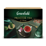 Чай GREENFIELD (Гринфилд), набор 30 видов, 120 пакетиков в конвертах, 231,2 г, 1074-08. 620395