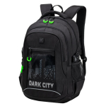 Рюкзак BRAUBERG CONTENT универсальный, 2 отделения, светоотражающий принт, "Dark city", 47х33х18 см. 270763