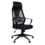 Кресло руководителя Helmi HL-E37 "Wind", ткань черная. 323022