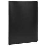 Папка с металлическим скоросшивателем STAFF, черная, до 100 листов, 0,5 мм. 229225