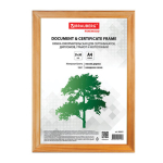 Рамка 21х30 см, дерево, багет 18 мм, BRAUBERG "HIT", канадская сосна, стекло. 390021