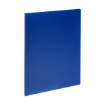 Папка с пружинным скоросшивателем СТАММ А4, 14мм, 500мкм, пластик, синяя. ММ-32221, 343158