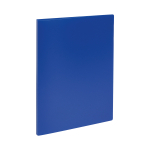 Папка с боковым зажимом СТАММ А4, 14мм, 500мкм, пластик, синяя. ММ-32217, 343154