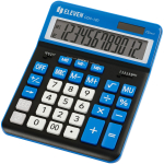 Калькулятор настольный Eleven CDC-120-BK/NV, 12 разрядов, двойное питание, 155*206*38мм, черный/темно-синий. 365643