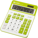 Калькулятор настольный Eleven CDC-120-WH/GN, 12 разрядов, двойное питание, 155*206*38мм, белый/салатовый. 365652