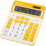 Калькулятор настольный Eleven CDC-120-WH/OR, 12 разрядов, двойное питание, 155*206*38мм, белый/оранжевый. 365650