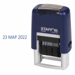 Датер-мини STAFF, месяц буквами, оттиск 22х4 мм, "Printer 7810". 237432