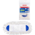 Насадка МОП для швабры-рамки OfficeClean Professional карманы, 40*11см, хлопок, длинный ворс. 266760