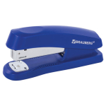 Степлер №24/6, 26/6 BRAUBERG "Standard+", до 30 листов, синий. 228609