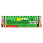 Батарейки GP Super, AA (LR6,15А), алкалиновые, пальчиковые, КОМПЛЕКТ 10 шт., в пленке, 15A-2CRB10, GP 15A-2CRB10. 455922