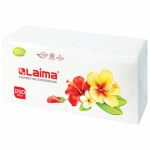 Салфетки бумажные 250 штук, 24х24 см, LAIMA, белые, 100% целлюлоза. 128728