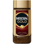 Кофе растворимый Nescafe "Gold", сублимированный, с молотым, тонкий помол, стеклянная банка, 190г. 12448703/12582698, 266710
