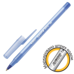 Ручка шариковая BIC "Round Stic", СИНЯЯ, корпус голубой, узел 1 мм, линия письма 0,32 мм, С ШТРИХКОДОМ, 934598. 143977