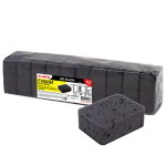 Губки для посуды BIG BLACK 95х70х35 мм КОМПЛЕКТ 10 шт., КРУПНОПОРИСТЫЙ поролон/абразив LAIMA. 608650