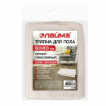 Тряпка для пола 60х80 см, трехслойная, нитепрошивная (НЕТКОЛ), 360 г/м2, 100% хлопок, LAIMA. 606632
