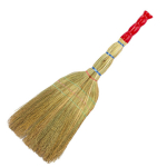 Веник сорго 3-х прошивной, LAIMA "ЛЮКС", ручка в пленке, длина 79 см. 604229