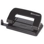 Дырокол металлический BRAUBERG "Classic", до 10 листов, черный. 222548