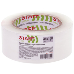 Клейкая лента 48 мм х 150 м упаковочная, прозрачная, толщина 40 микрон, STAFF CLASSIC. 440178