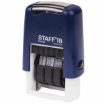 Датер-мини STAFF, месяц цифрами, оттиск 22х4 мм, "Printer 7810 BANK". 237433