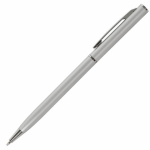 Ручка подарочная шариковая BRAUBERG "Delicate Silver", корпус серебристый, узел 1 мм, линия письма 0,7 мм, синяя. 141401