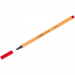 Ручка капиллярная Stabilo "Point 88" красная, 0,4мм. Арт. 88/40